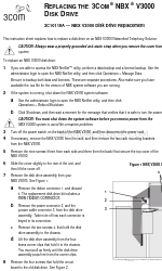 3Com NBX V3000 Analog Instruction Sheet