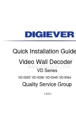 Digiever VD Series Quick Installation Manual