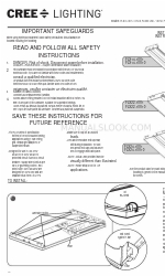 CREE LIGHTING FLX Series Manuale di istruzioni