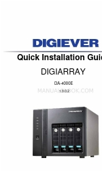 Digiever DIGIARRAY DA-4000E Посібник зі швидкого встановлення