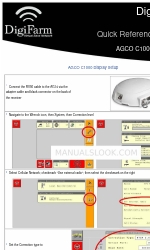 DigiFarm AGCO C1000 빠른 참조 카드