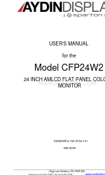 Aydin Displays CFP24W2 Series Panduan Pengguna