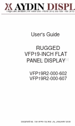 Aydin Displays VFP19R2-000-602 Посібник користувача