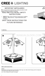 CREE LIGHTING IG Series Інструкція з монтажу