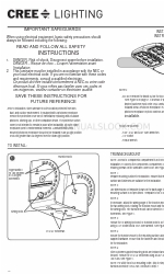 CREE LIGHTING OSQ Series Installatie-instructies