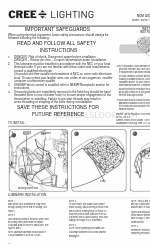 CREE LIGHTING TRVLG Installationsanleitung Handbuch