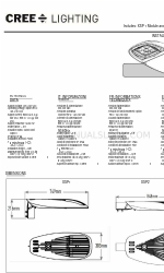 CREE LIGHTING XSP Series 取付説明書