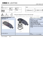 CREE LIGHTING Energy Series Инструкции по разборке