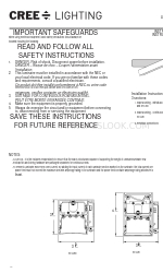 CREE LIGHTING Stylus ST3-WD Manual de instruções de instalação