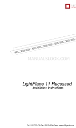 Architectural Lighting Works LightPlane 11 Recessed Инструкции по установке