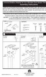 Architectural Mailboxes 7540 Instructions de montage