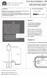 Architectural Mailboxes Hamilton HM200 Series Інструкція з монтажу