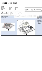 CREE LIGHTING CPY Flat lens Инструкции по разборке