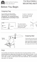 Architectural Mailboxes 6200 Series Instructions de montage