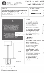 Architectural Mailboxes MB981 Series 取付方法