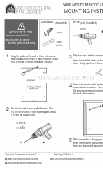 Architectural Mailboxes 2507 Montageanleitung