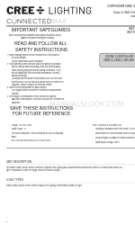 CREE LIGHTING CONNECTED MAX CMACC-CMSC-UNV-WH Petunjuk Instalasi