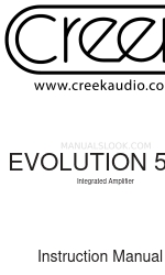 Creek Audio EVOLUTION 50A Kullanım Kılavuzu