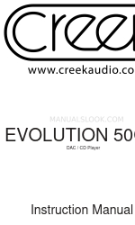 Creek Audio EVOLUTION 50CD Manuel d'instruction