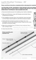 Archlit LeeSti BrytDyt Trimless 45 Degrees Handleiding voor installatie-instructies