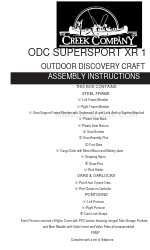 Creek Company ODC SUPERSPORT XR 1 Instructions de montage