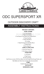 Creek Company OUTDOOR DISCOVERY CRAFT ODC SUPERSPORT XR 組み立て説明書