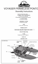 Creek Company VOYAGER FRAMELESS PONTOON Instruções de montagem