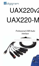 Digigram UAX220-Mic Manual do utilizador