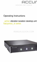 Accurion halcyonics i4medium M6/25 Gebruiksaanwijzing