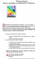Archos Platinum Series Cómo hacerlo