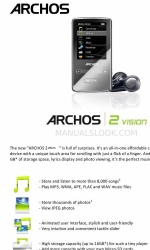 Archos 2 Vision Folleto y especificaciones