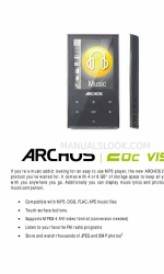 Archos Vision 20c Panduan Cepat