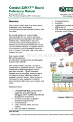 Digilent Cerebot 32MX7 Manuel de référence