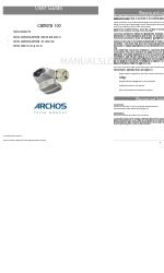 Archos 100 series Manuel de l'utilisateur