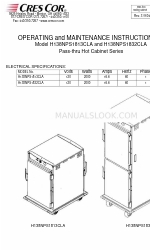 Cres Cor H138NPS1832CLA Инструкции по эксплуатации и техническому обслуживанию