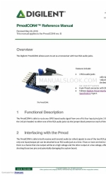 Digilent PmodCON4 참조 매뉴얼