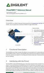 Digilent PmodTMP2 참조 매뉴얼