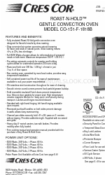 Cres Cor ROAST-N-HOLD CO-151-F-1818B Specificaties