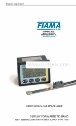 FIAMA F20 User Manual And Maintenance