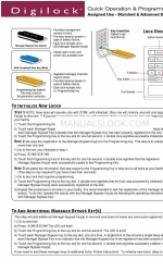Digilock DK-APS 4G Snelle bediening en programmeerhandleiding