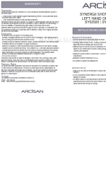 Arcisan SY02920 Manuel