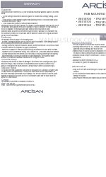 Arcisan VE018700 Installation And Care Instructions