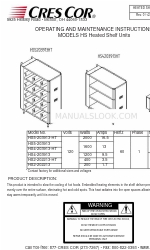 Cres Cor HS4-203913 Handbuch für Betrieb und Wartung