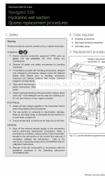 ABB Navigator 550 Procédures de remplacement des pièces détachées