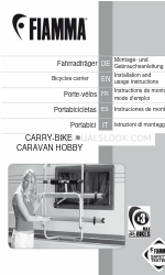 Fiamma CARRY-BIKE CARAVAN HOBBY Instructions d'installation et d'utilisation