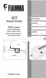 Fiamma F40VAN Installation Instructions Manual