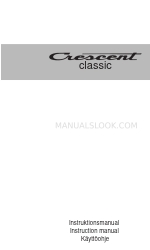 Crescent classic Instruction Manual