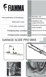 Fiamma GARAGE SLIDE PRO BIKE Instrukcje instalacji i użytkowania