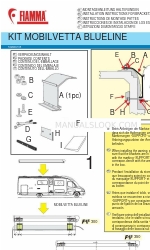 Fiamma KIT MOBILVETTA BLUELINE Einbauanleitung
