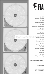 Fiamma KIT TURBO-VENT F P3 Installations- und Gebrauchsanweisungen